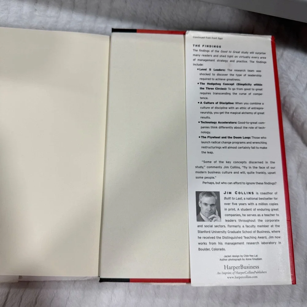 Good to Great by Jim Collins Hardcover Business Management Book 0066620996